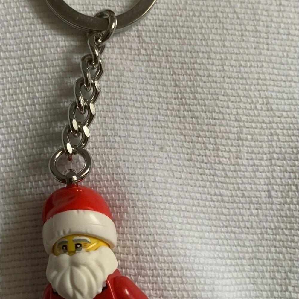 NWT Retired LEGO Santa Clause Key Chain